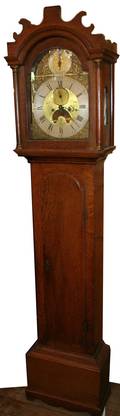 112069 JOHN EDWARDS OF NORWICH OAK TALL CASE CLOCK