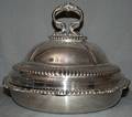 111142 SHEFFIELD PLATE COVERED ENTRE DISH H 8