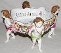 121154 DRESDEN PORCELAIN FIGURAL COMPOTE H 6 12