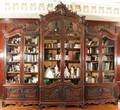 112096 FRENCH CARVED ROSEWOOD BOOKCASE 19TH C