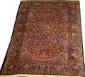 111184 KASHAN PERSIAN RUG ANTIQUE 5 0 X 3 5
