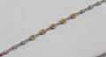 111172 307CT YELLOW SAPPHIRE  DIAMOND BRACELET