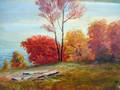 102119 THEODORE WORES OIL FALL LANDSCAPE WLAKE
