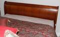 121165 MAHOGANY SLEIGH BED QUEEN SIZE W 63