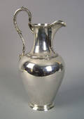 Coin silver pitcher mid 19th c