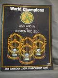 120114 MLB CHAMPIONSHIP SERIES PROGRAMS SCORE CARDS