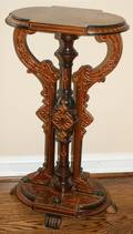 112117 AMERICAN RENAISSANCE REVIVAL WALNUT PEDESTAL