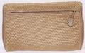 121217 BOTTEGA VENETA BEIGE WOVEN FABRIC SHOULDER BAG
