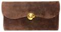 121206 RODO BROWN SUEDE PURSE FOR BONWIT TELLER