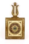 Italian Giltwood Thermometer  Barometer