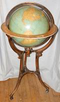 122215 RAND MCNALLY TERRESTRIAL GLOBE IRONWOOD
