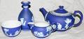 121241 WEDGWOOD BLUE JASPERWARE TEAPOT CREAMER 