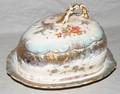 121235 VICTORIAN DEMI PORCELAIN CHEESE KEEPER H 6