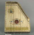 Saxony painted mandolin harp