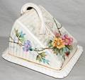 121234 VICTORIAN DEMI PORCELAIN CHEESE KEEPER W 8
