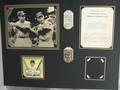 120148 MANTLE DIMAGGIO AUTOGRAPHED COLLAGES 2 PCS