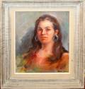 112169 RUSKIN STONE OIL YOUNG GIRL WLONG HAIR