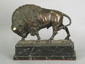 Bronze figure of a bison