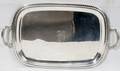 102193 STERLING TRAY WITH GADROON EDGE W 11 L 19