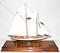 120102 SHIP MODEL RACING YACHT METEOR W 33 H 30