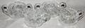 121304 CUT GLASS CREAMERS  SUGAR BOWL SETS C 1900