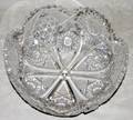 121291 CUT GLASS FRUIT BOWL C 1900 H 4 DIA 10