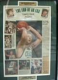 120216 LARRY BIRD AUTOGRAPHED BOSTON GLOBE ETC