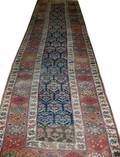 112220 HAMADAN ANTIQUE ORIENTAL RUNNER 13 X 37