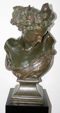 122192 JEANBAPTISTE CARPEAUX TERRA COTTA BUST DANCER