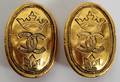 121285 CHANEL LOGO EARCLIPS PAIR L 1 14