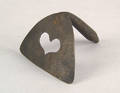 Pennsylvania wrought iron dough scraper 19th c