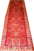 112230 HEREZ WOOL PERSIAN RUNNER C 1940S