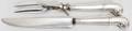 110266 TIFFANY  CO STERLING M CARVING KNIFE  FORK