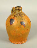 Berks County Pennsylvania redware jug 19th  c