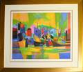 102287 MARCEL MOULY LITHOGRAPH PORT EN NORVEGE