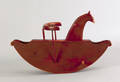 Painted rocking horse late 19th c