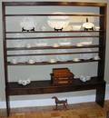 112281 AMERICAN WELSH CUPBOARD 18TH C H 75 L 69