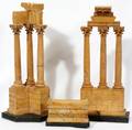 122276 ITALIAN MODELS OF CLASSICAL RUINS 3 PCS