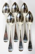 121355 GEORGE IV STERLING TEASPOONS BARBER CATTLE 