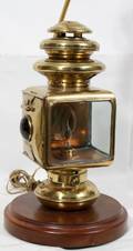 120220 RAILROAD LANTERN TABLE LAMP H 31
