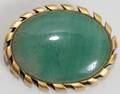 111447 VAUBEL DESIGNER JADEITE BROOCH L 2