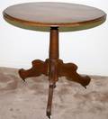 111435 VICTORIAN BLACK WALNUT PARLOR TABLE C 1885