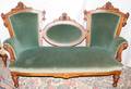 111427 VICTORIAN LOUIS XVI REVIVAL SOFA 19TH C