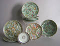 Eight Chinese export porcelain plates