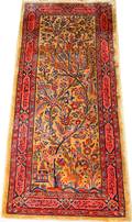 102378 KESHAN ORIENTAL RUG 53 X 25 TREE OF LIFE