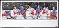 120242 THE RANGERS COLOR AUTOGRAPHED POSTER