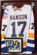 120240 HANSON BROTHERS AUTOGRAPHED COLOR PRINT DOLLS