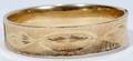 122414 14KT YELLOW GOLD BANGLE BRACELET 20 GRAMS