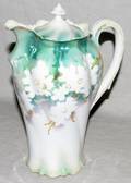 121443 R S PRUSSIA PORCELAIN CHOCOLATE POT