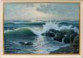 112370 MORENO OIL ON CANVAS 27 X 40 SEASCAPE